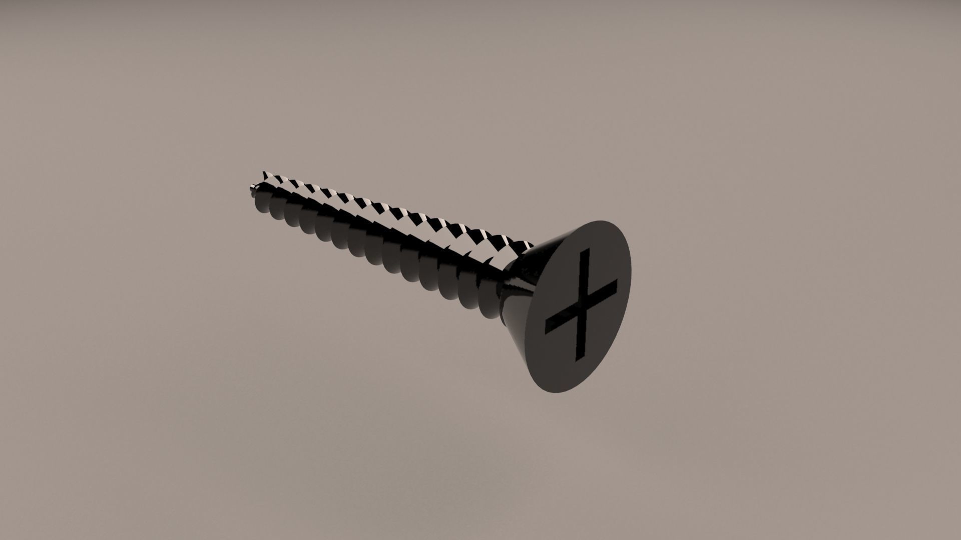 Screw 3D model_2