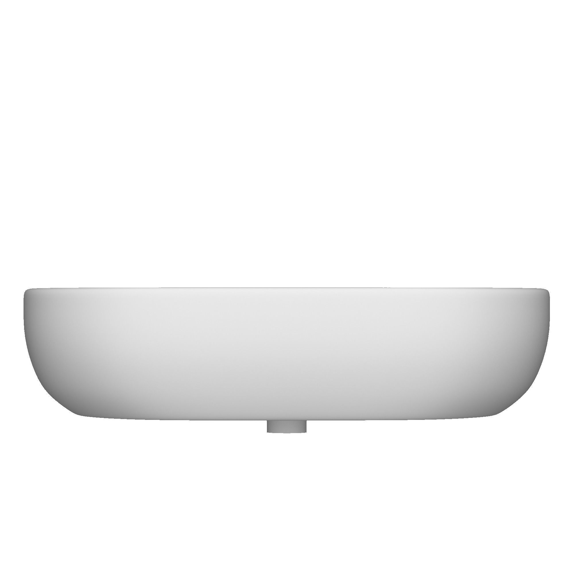 Wall Hung Rectangle Wash Basin 3D model Modeled in 3ds max 3D model_5