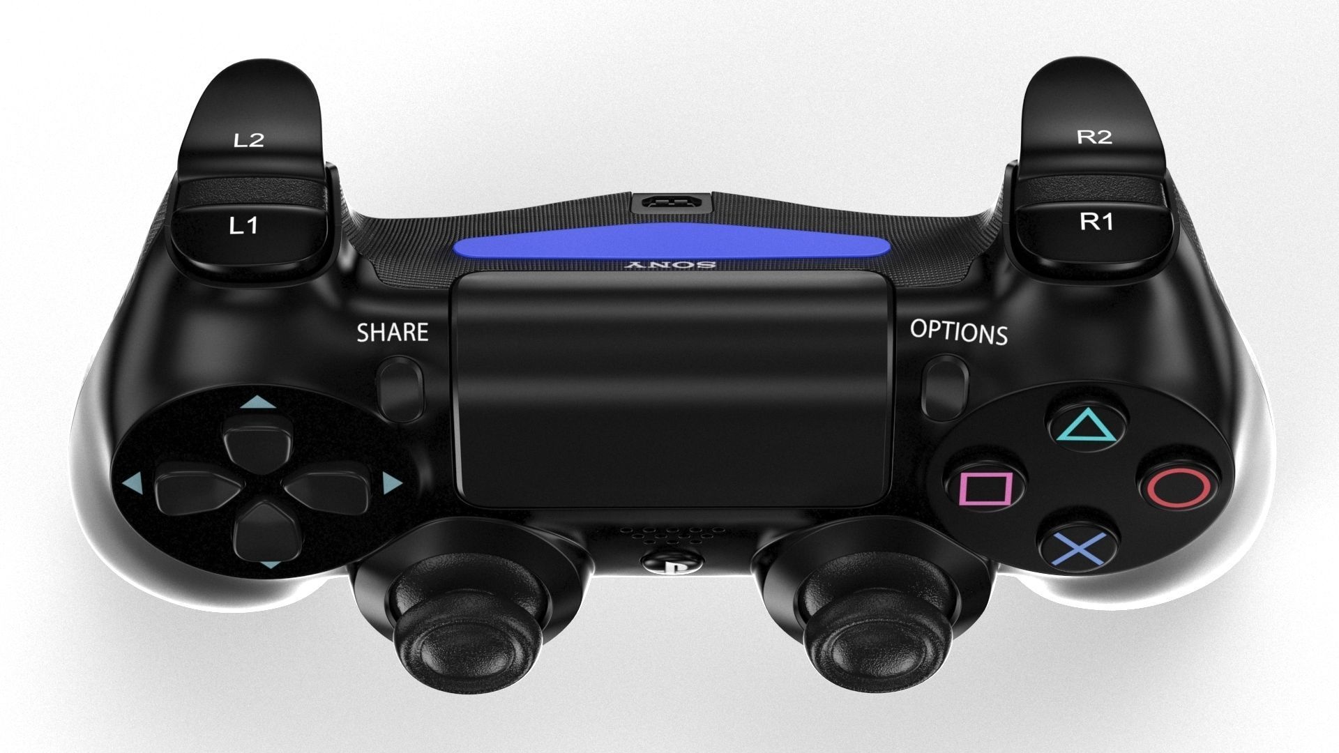 Playstation Dualshock 4 - Element 3d 3D model_10