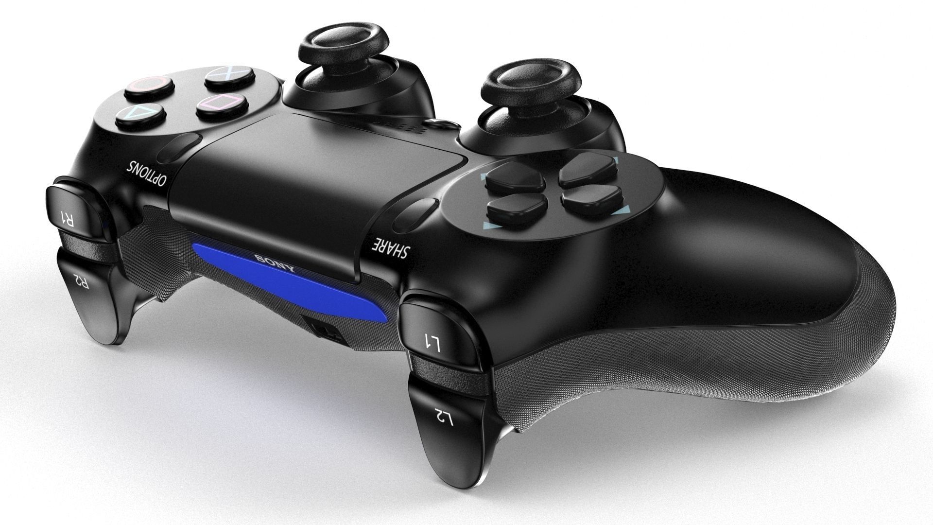 Playstation Dualshock 4 - Element 3d 3D model_8