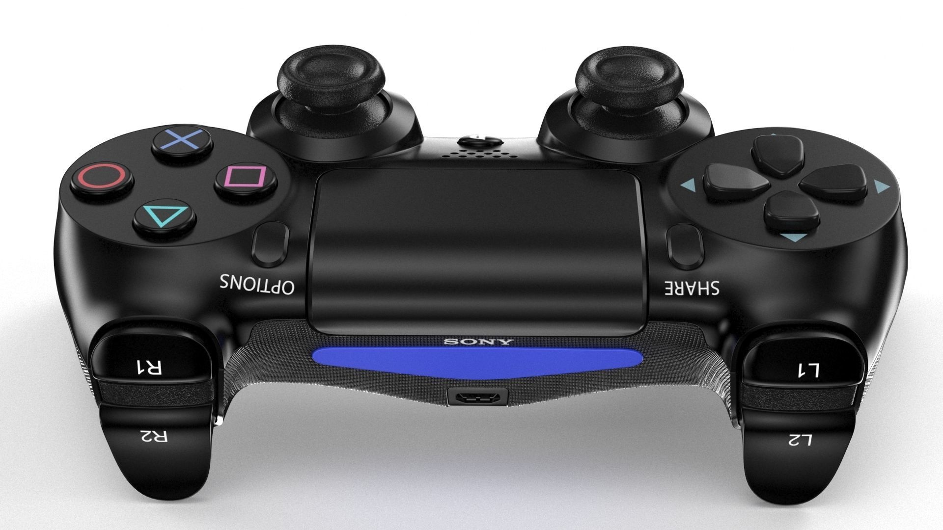 Playstation Dualshock 4 - Element 3d 3D model_6