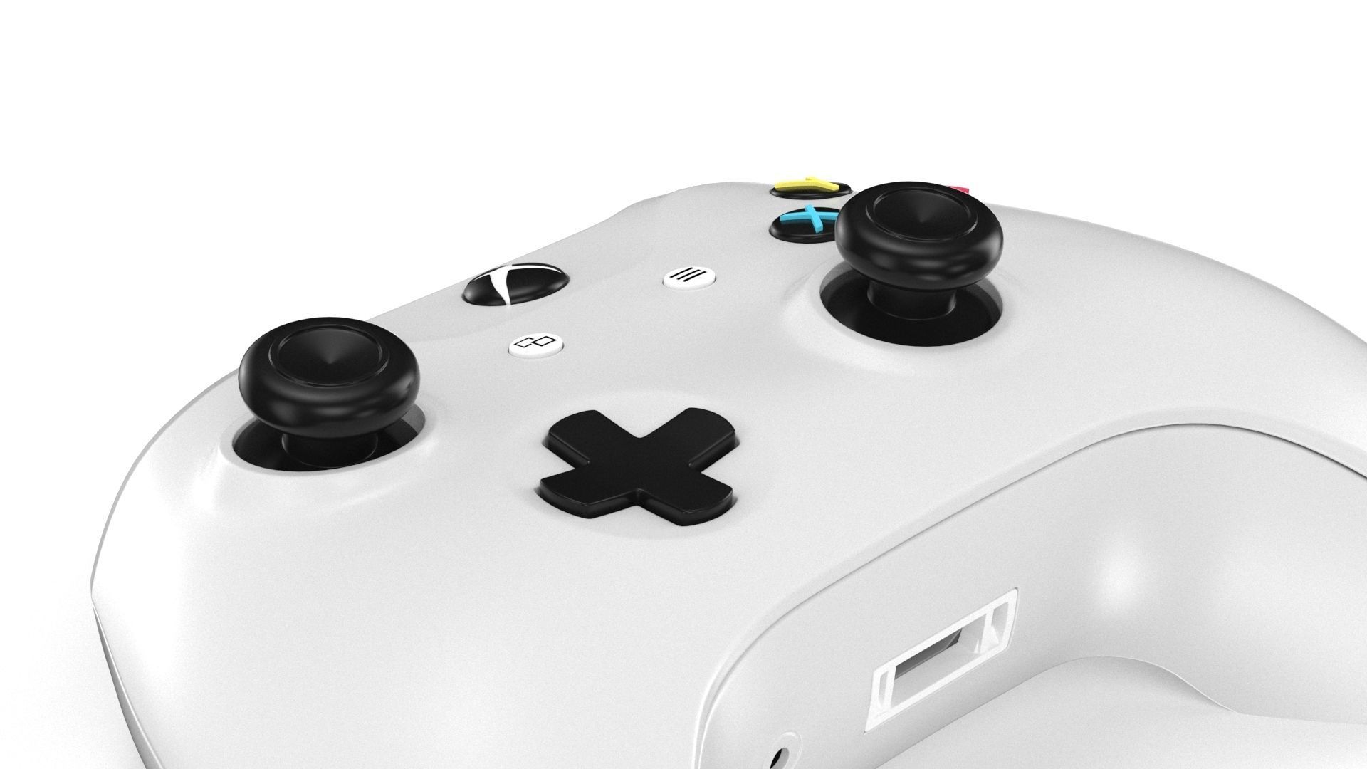 Xbox One X Controller 3D model_5