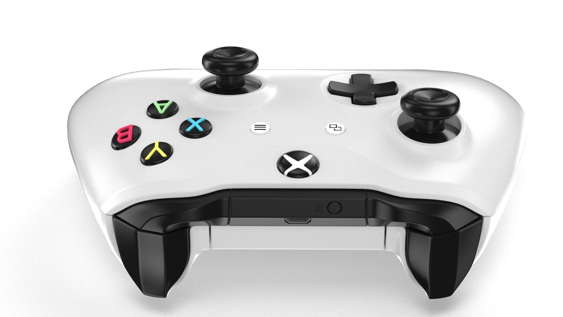 Xbox One X Controller 3D model_7