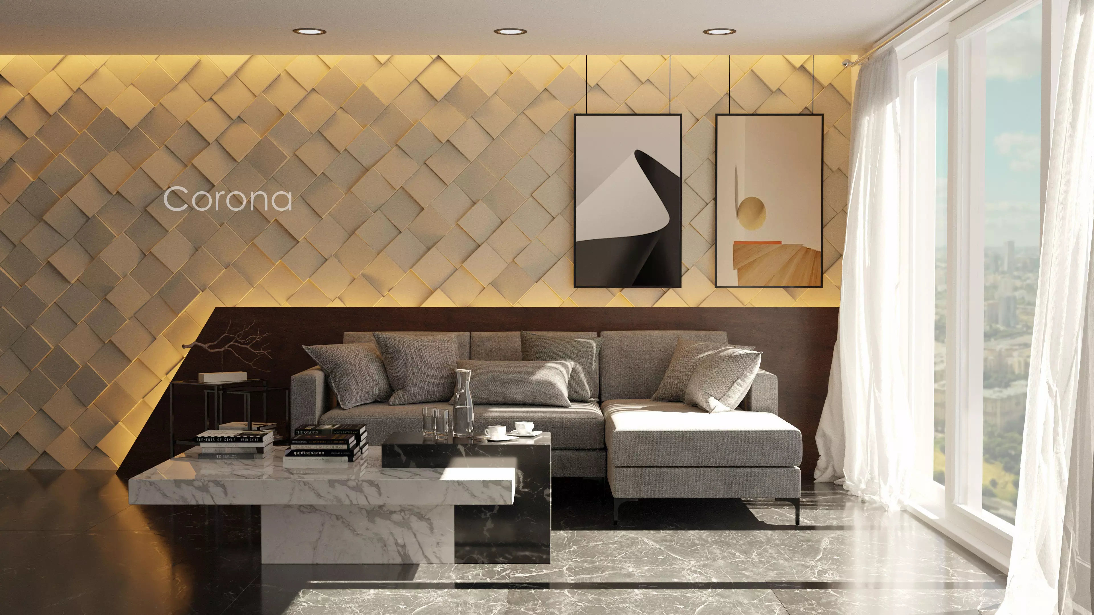 LIVING ROOM Free 3D model