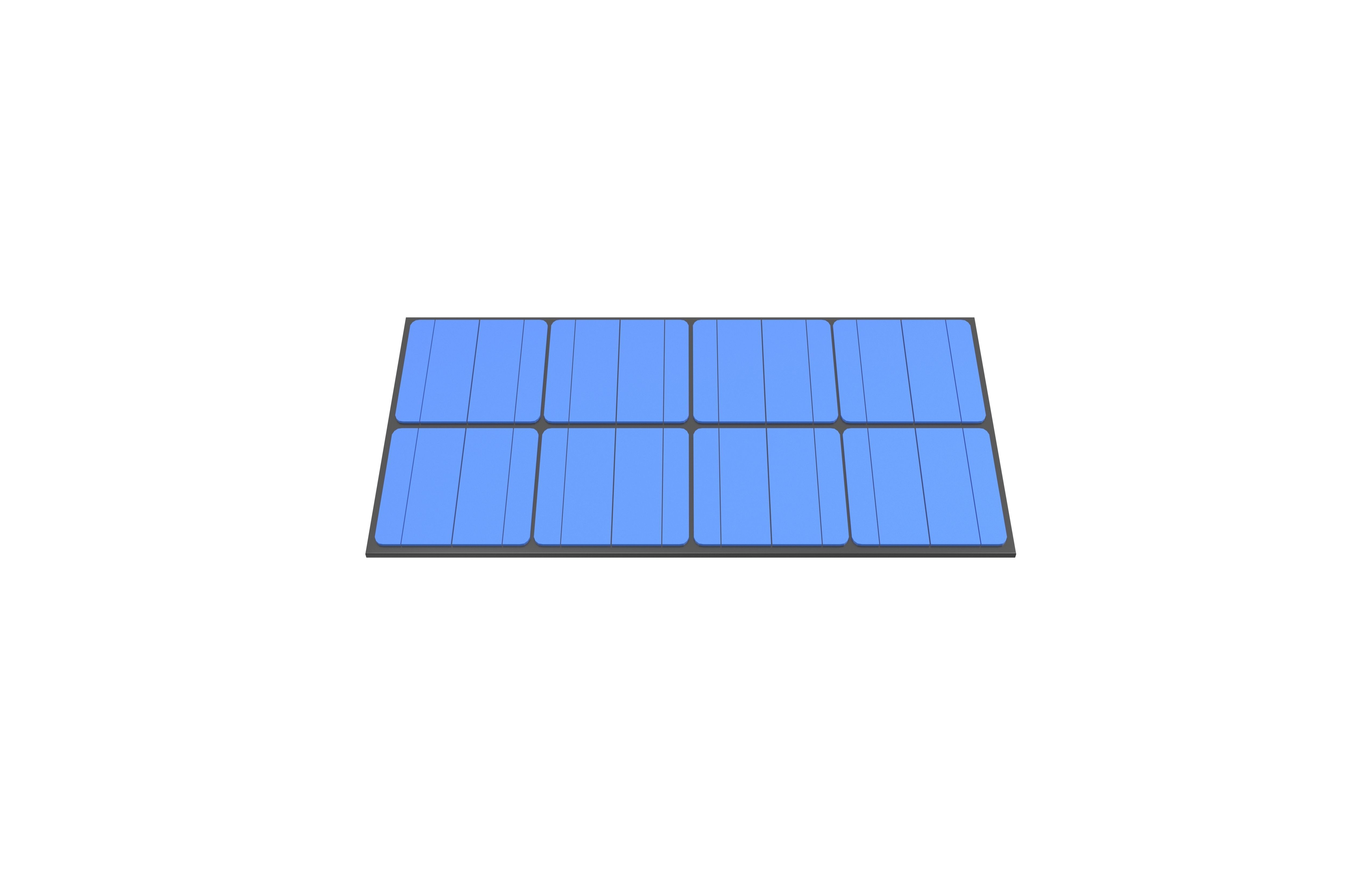 Solar Panel v1 005 Low-poly 3D model_2