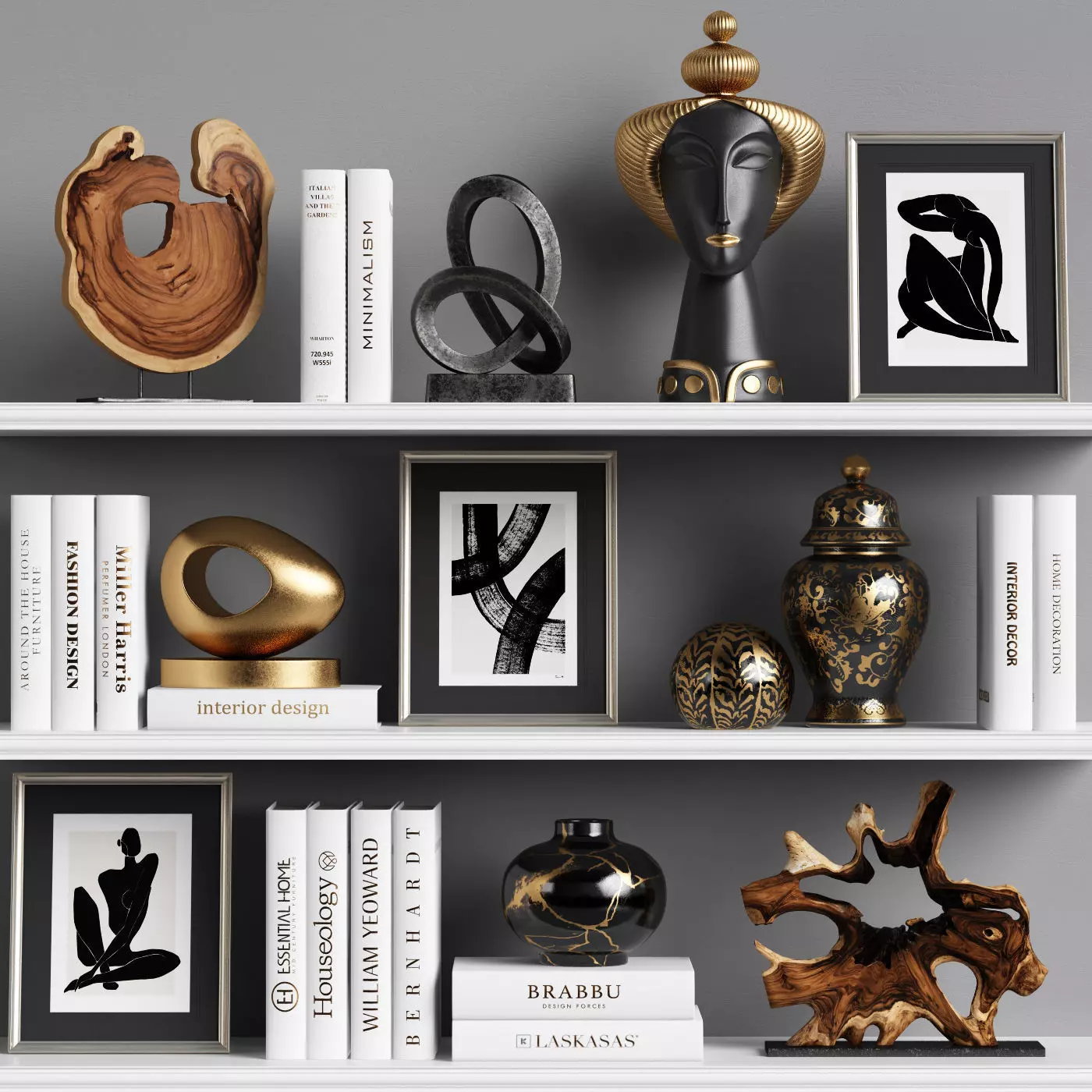 Decor Set 101 3D model_0