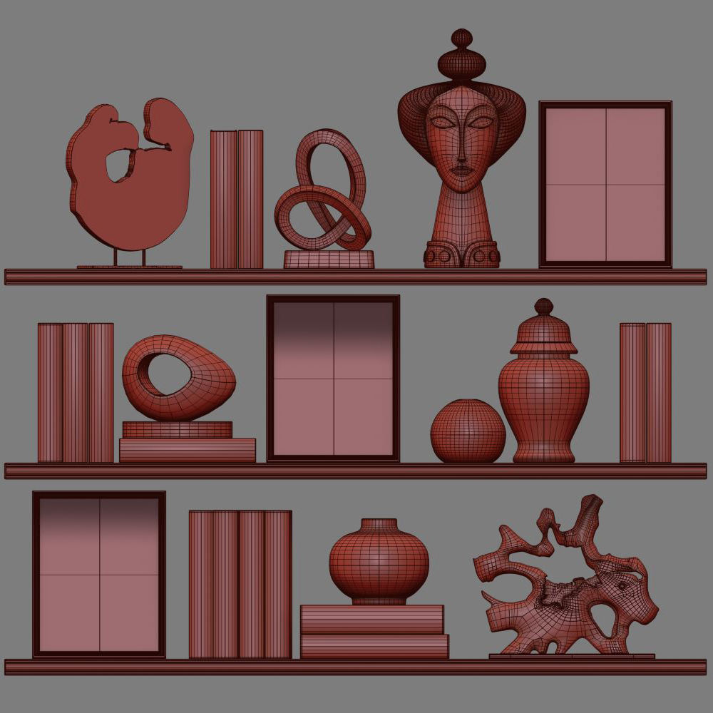 Decor Set 101 3D model_4
