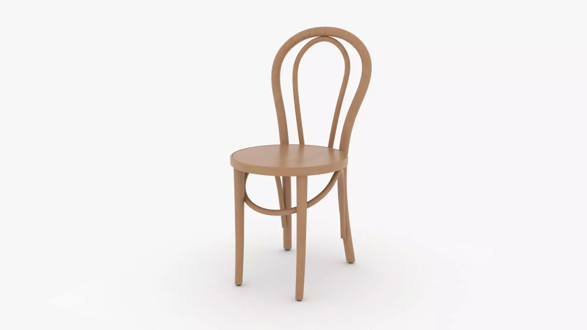 Wooden Chair 3D model_0