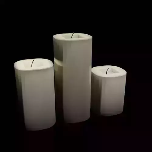 Candels Basic Free low-poly 3D model