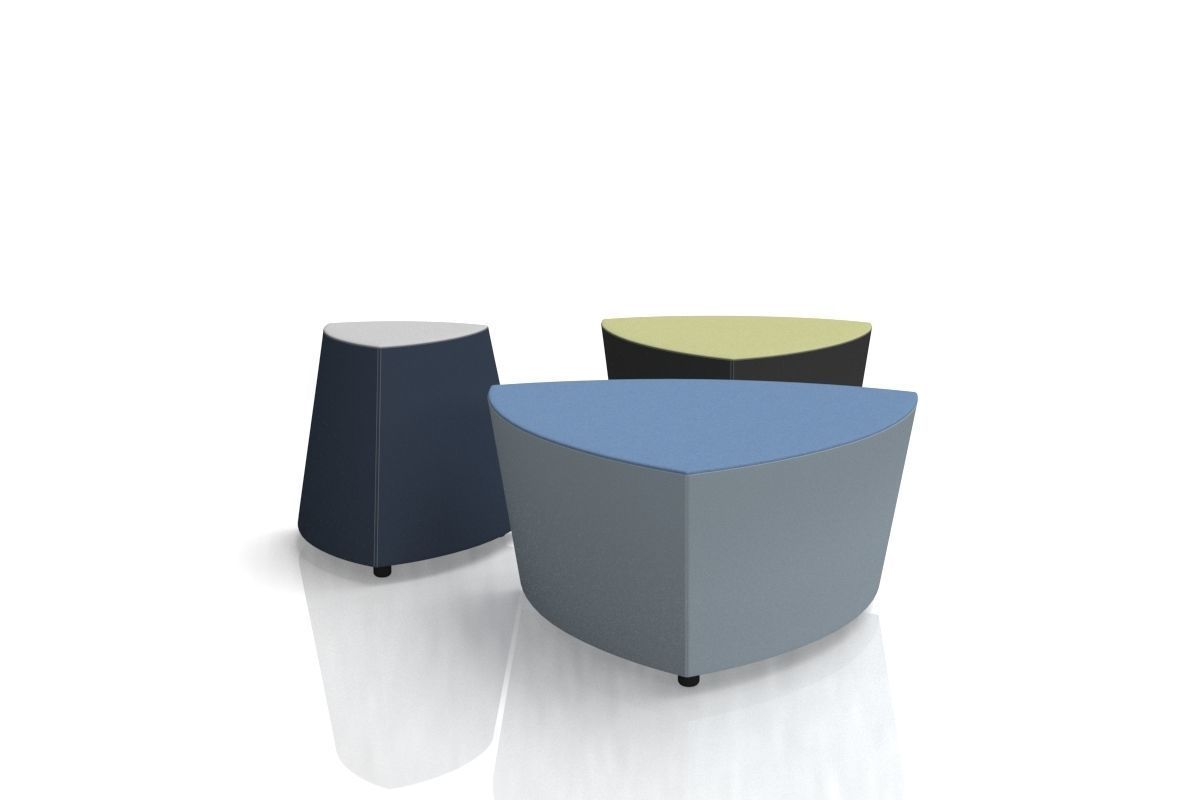 Kastel Collection of Kensho Tables Poufs and Stools 3D model_9