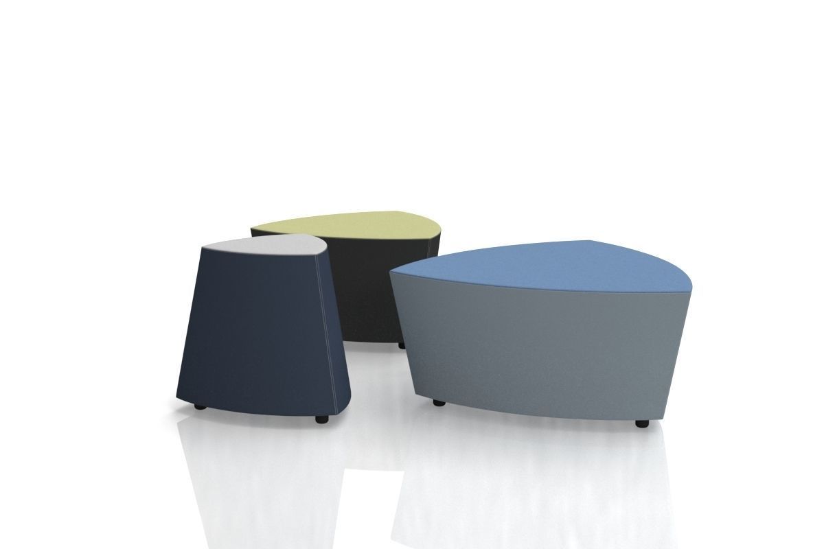Kastel Collection of Kensho Tables Poufs and Stools 3D model_10