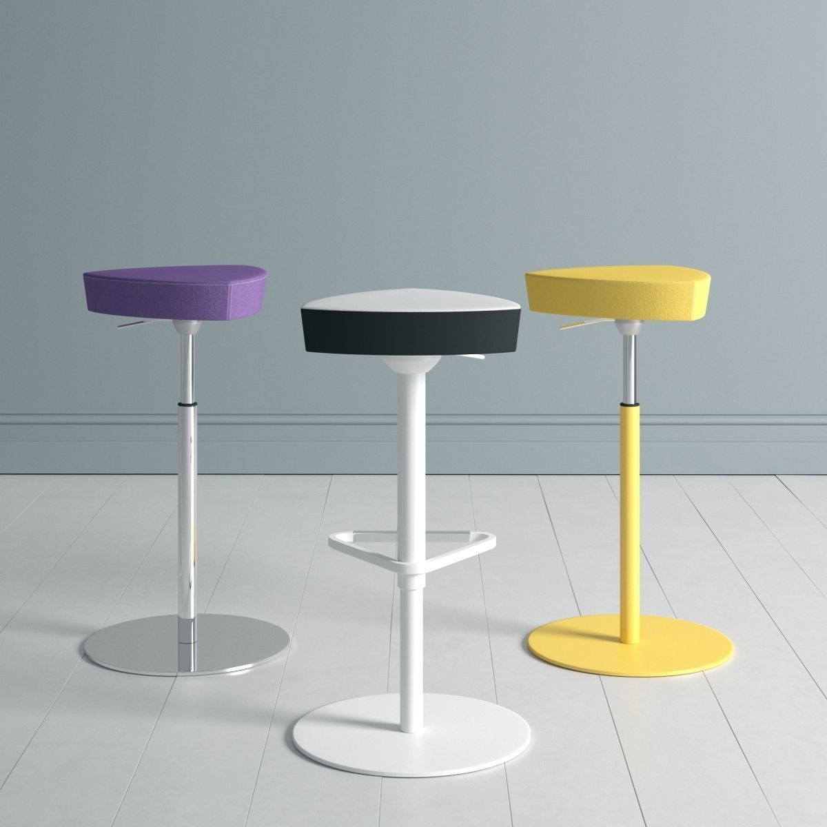 Kastel Collection of Kensho Tables Poufs and Stools 3D model_8