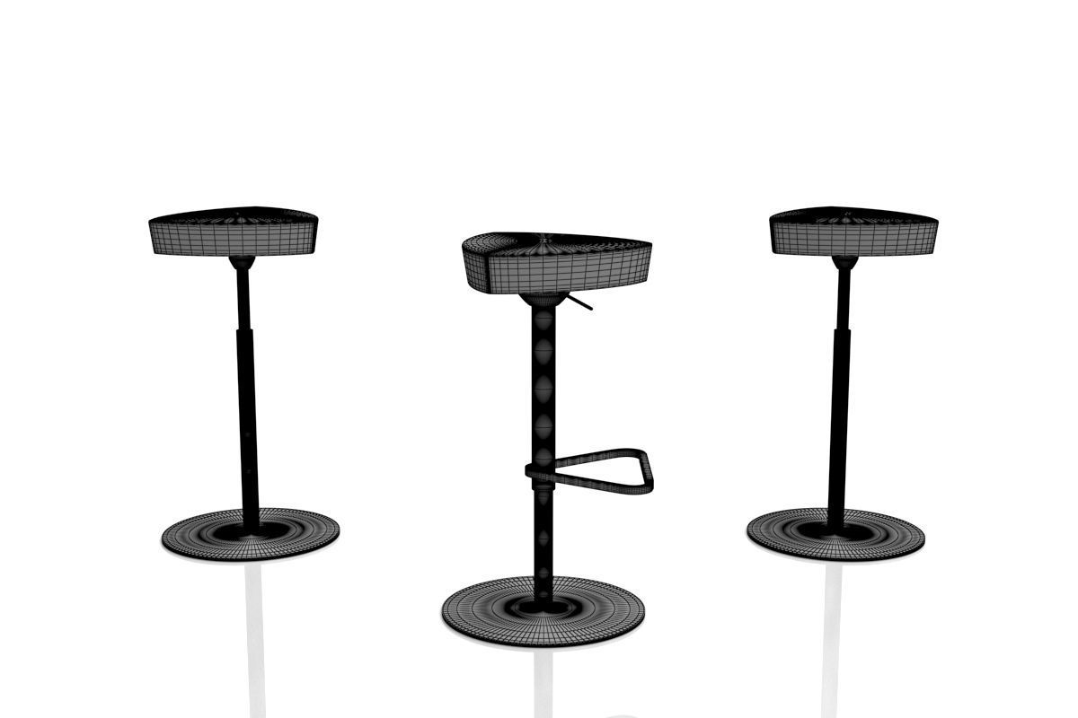 Kastel Collection of Kensho Tables Poufs and Stools 3D model_14