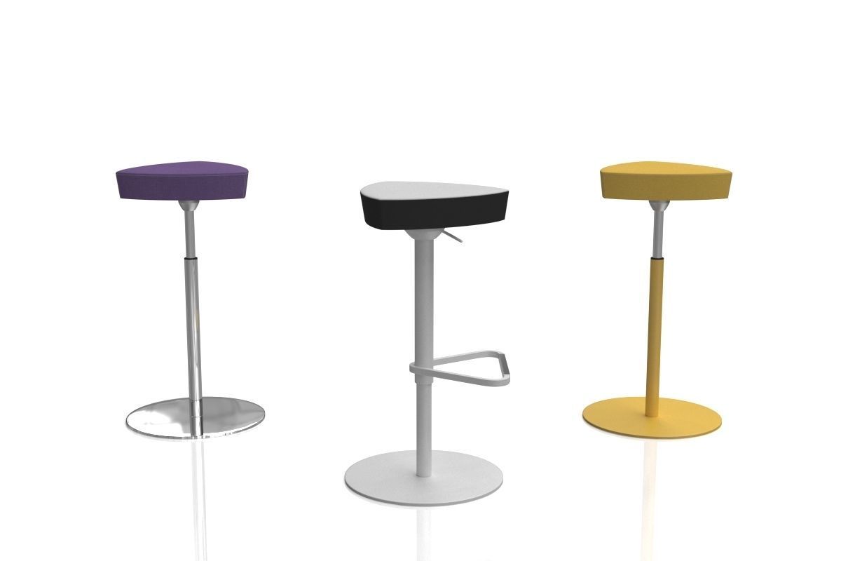 Kastel Collection of Kensho Tables Poufs and Stools 3D model_12