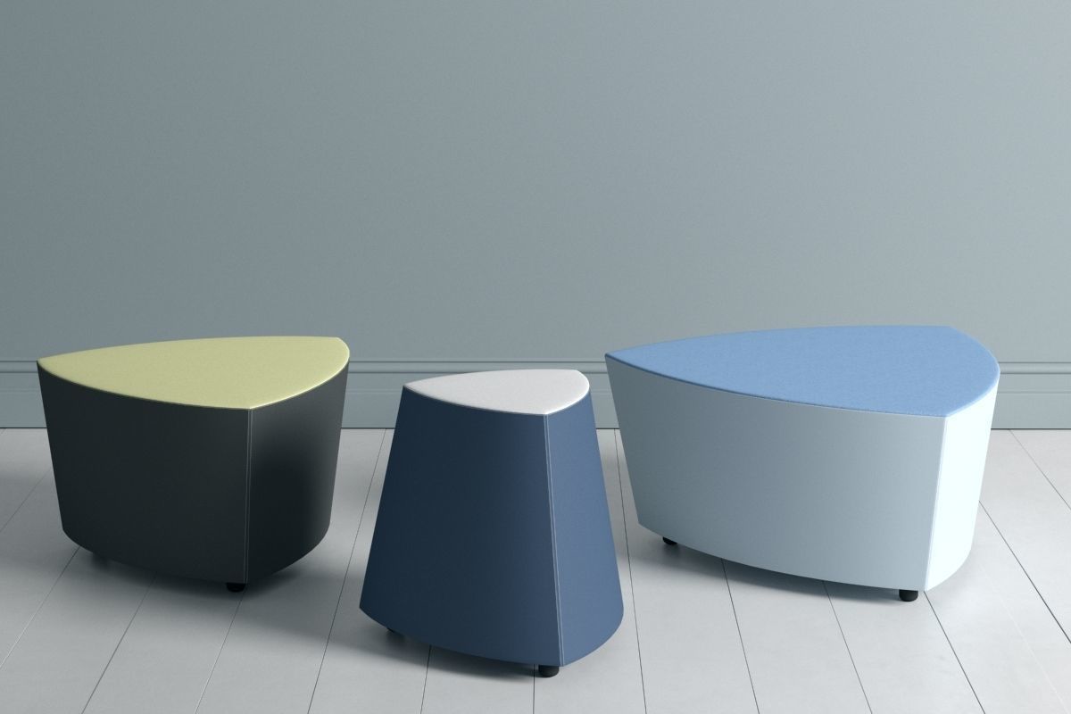 Kastel Collection of Kensho Tables Poufs and Stools 3D model_15