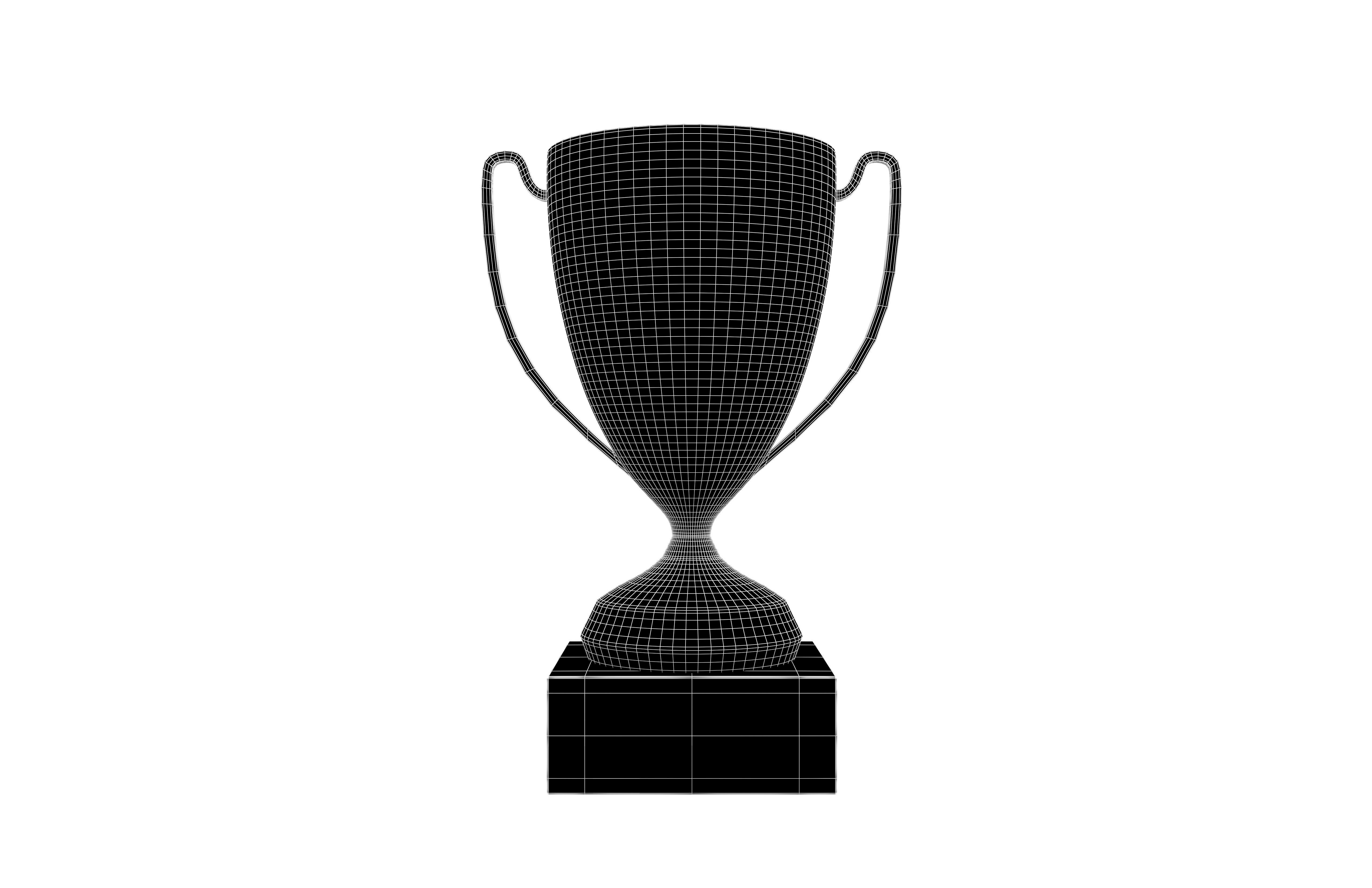 Trophy v3 001 Low-poly 3D model_8