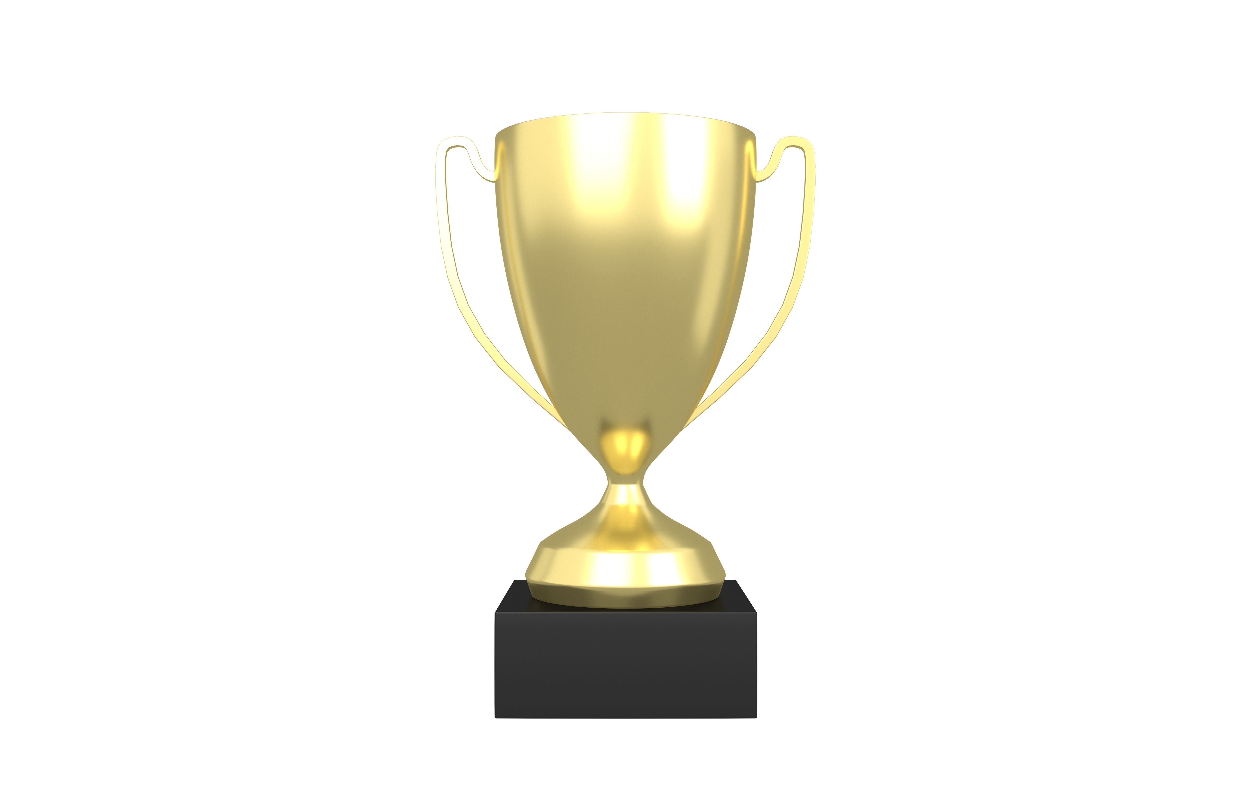 Trophy v3 001 Low-poly 3D model_4