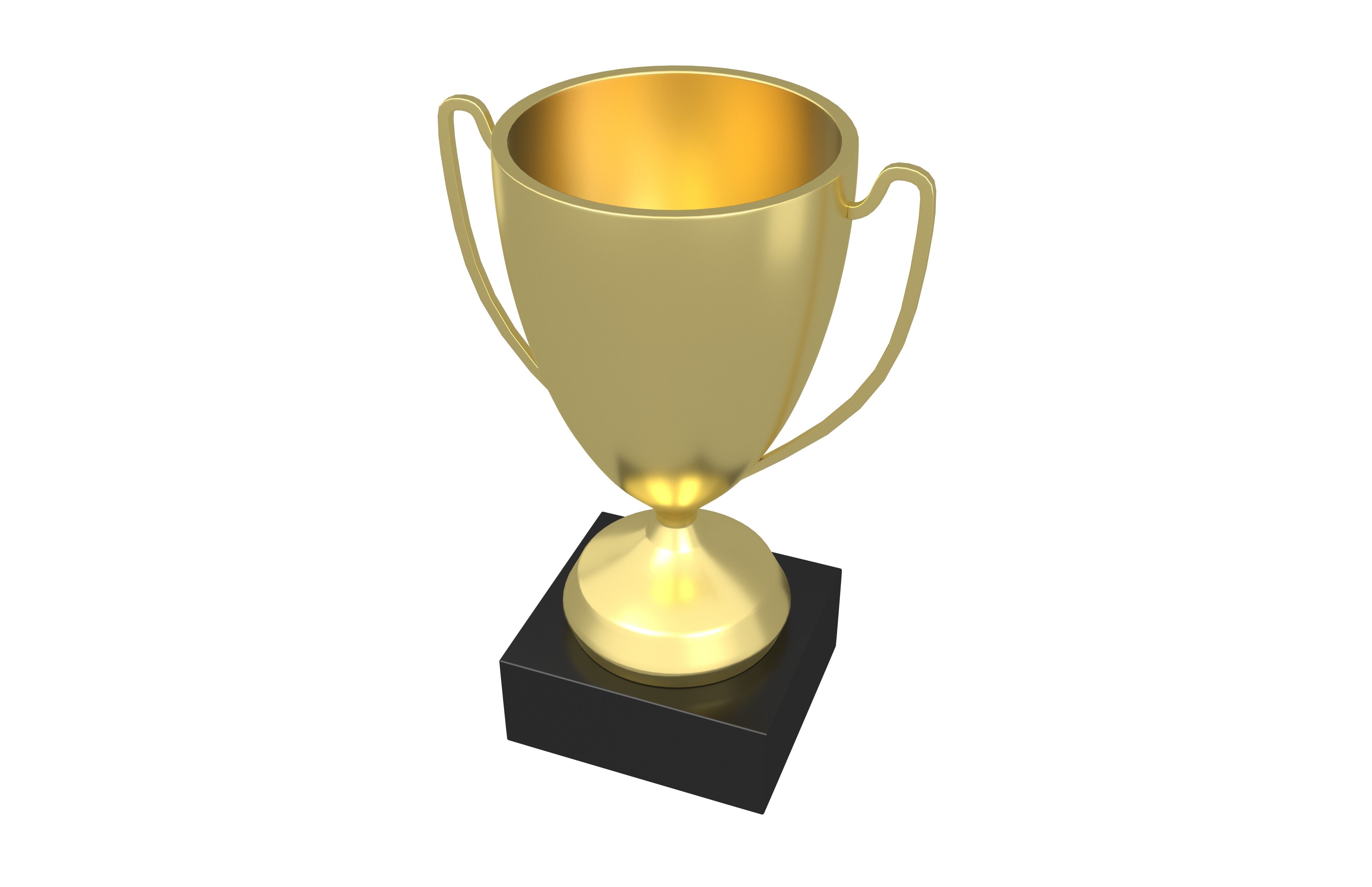 Trophy v3 001 Low-poly 3D model_3