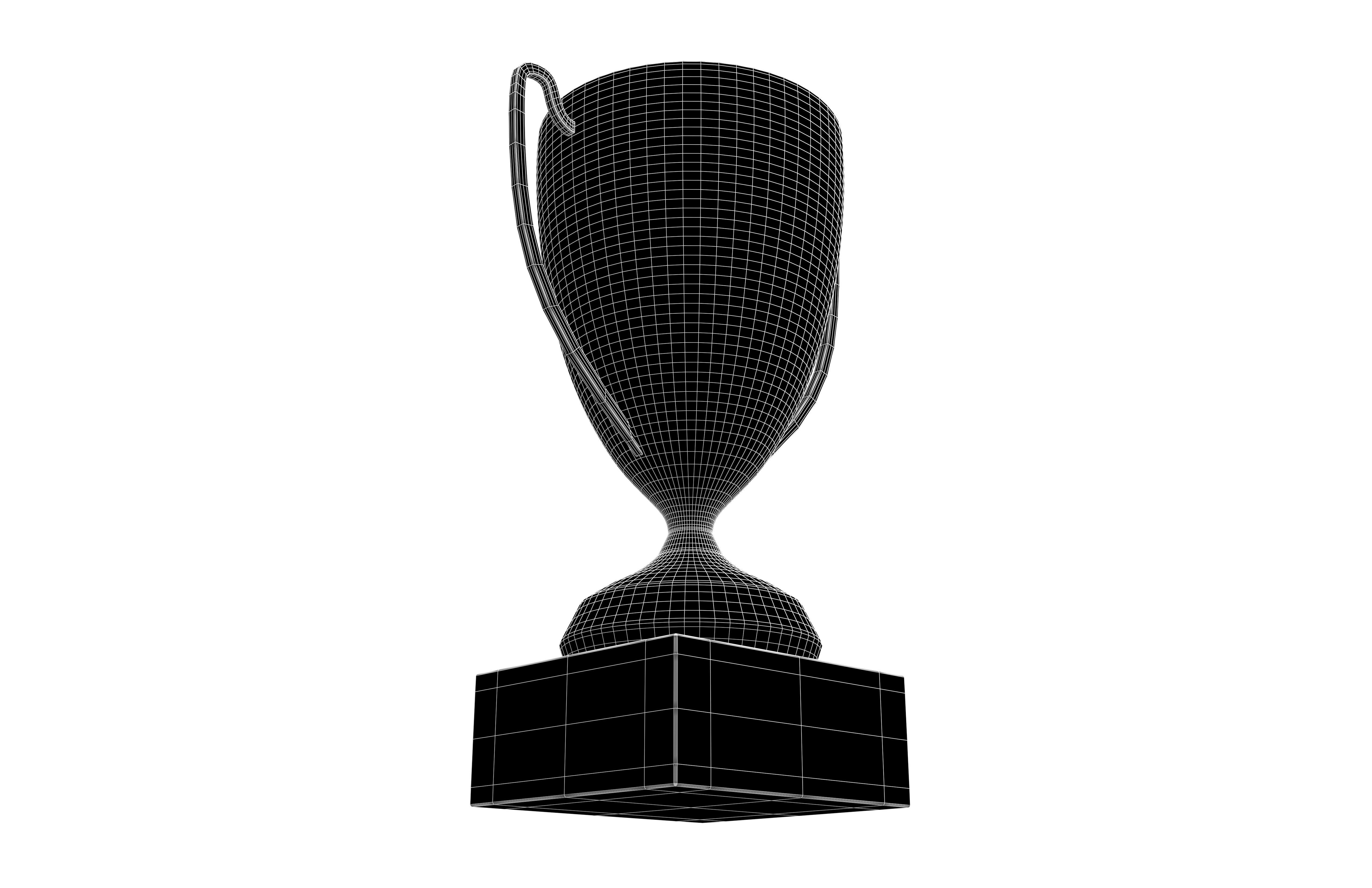 Trophy v3 002 Low-poly 3D model_8