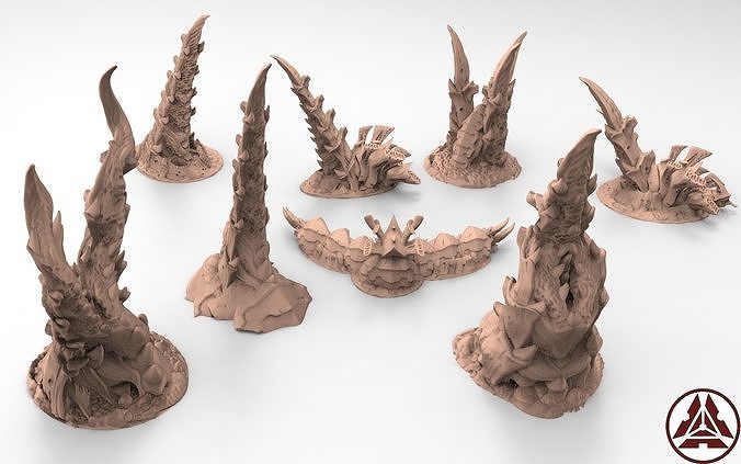 Tyty bug party terrain remix Part 2 Free 3D print model