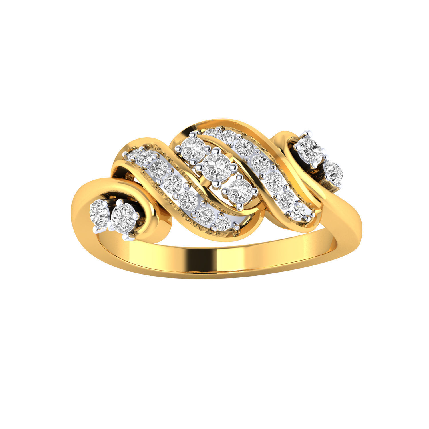 Women ring 3dm render detail 3D print model 3D print model_16