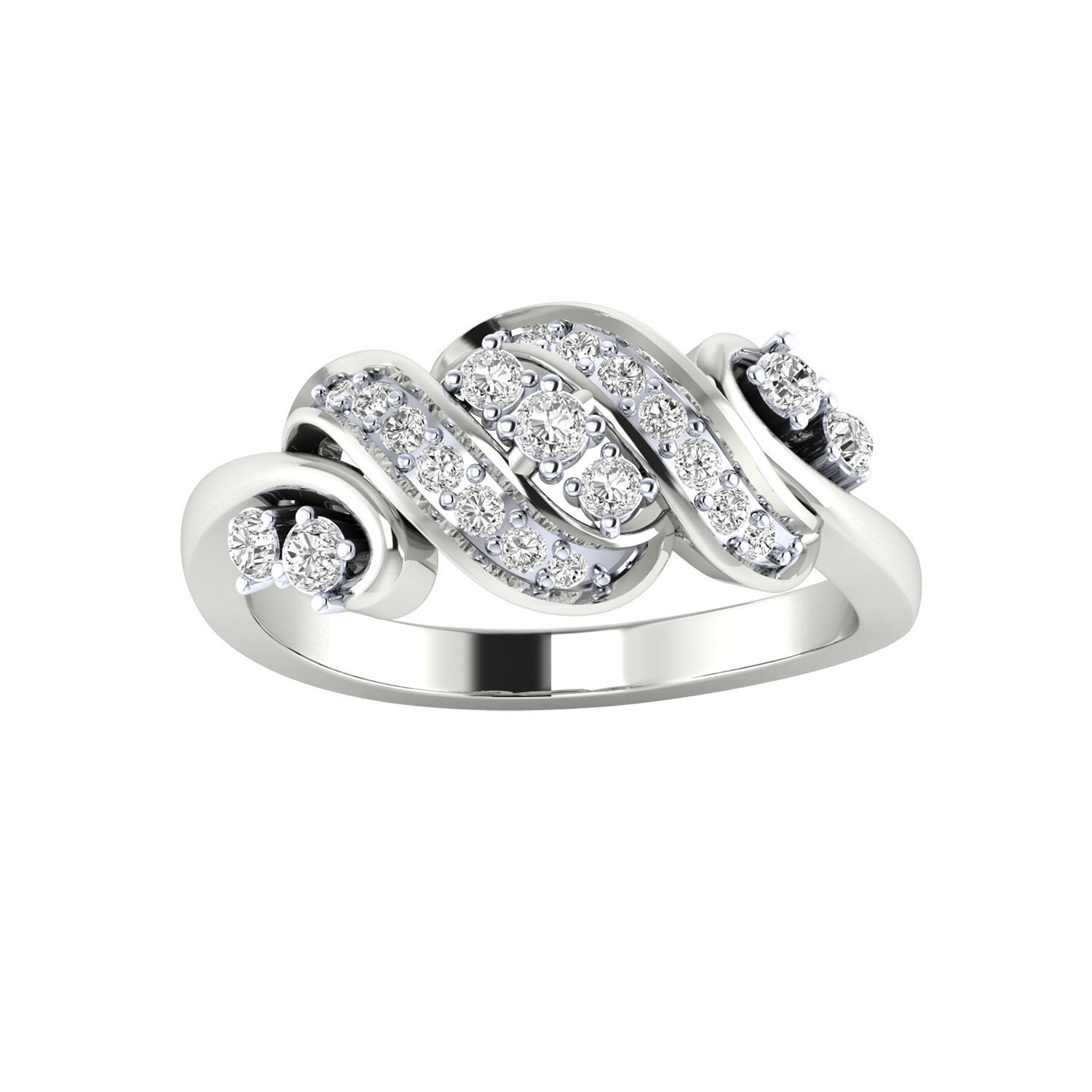 Women ring 3dm render detail 3D print model 3D print model_11