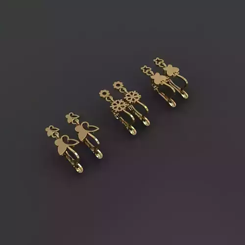 Y104- Diamond earring