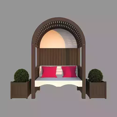 Garden Arbour 3d Model