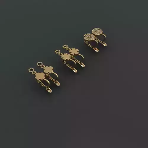 Y105- Diamond earring