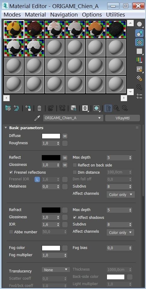 ORIGAMI---Dog Setup Low-poly 3D model_20