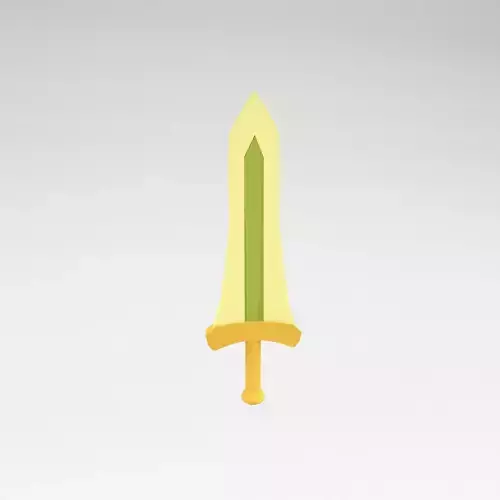 Low poly Sword 026 Low-poly 3D model