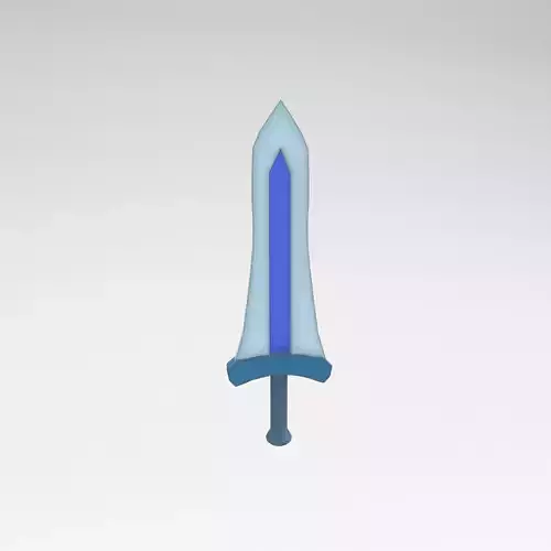 Low poly Sword 028 Low-poly 3D model