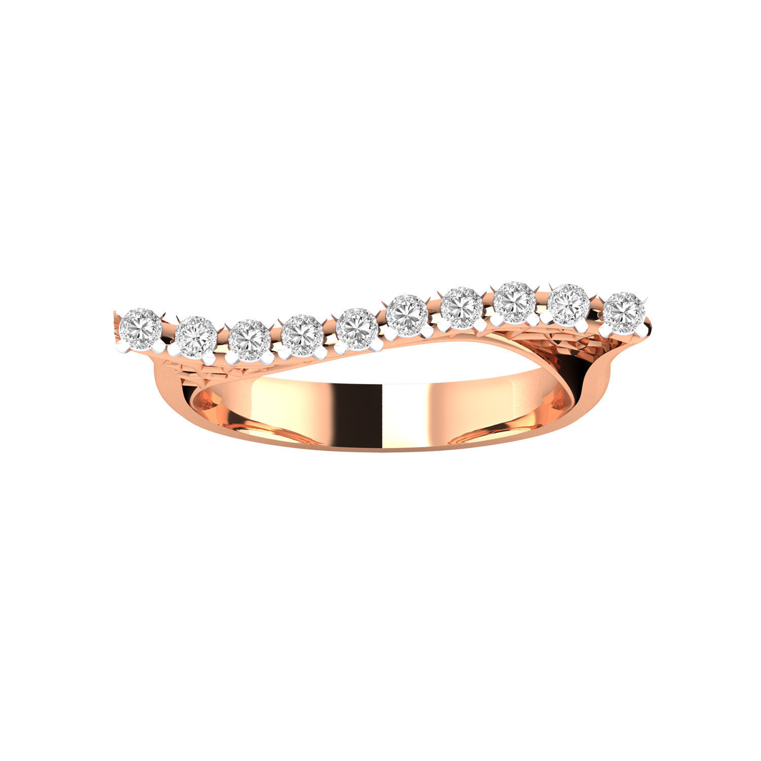 Women ring 3dm render detail 3D print model 3D print model_4