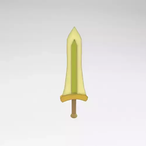 Low poly Sword 029 Low-poly 3D model