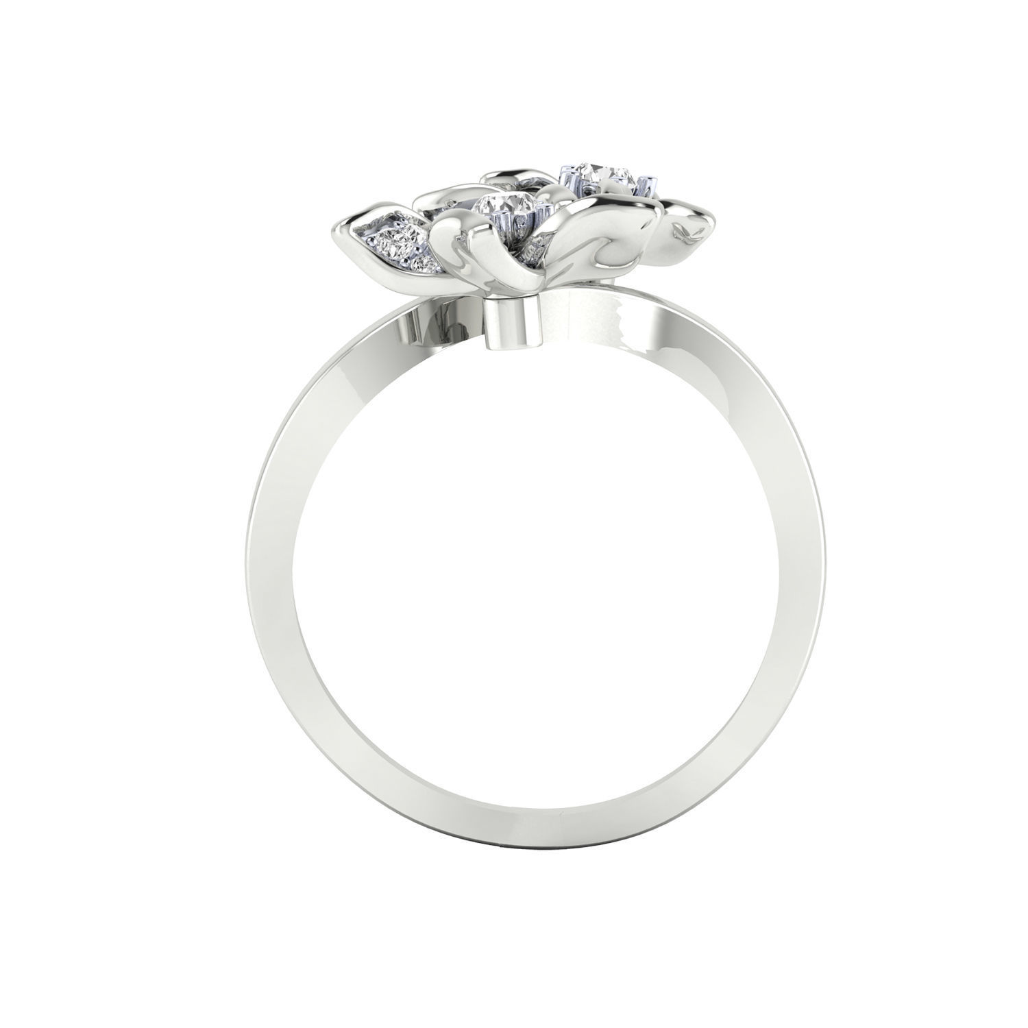 Women ring 3dm render detail 3D print model 3D print model_6