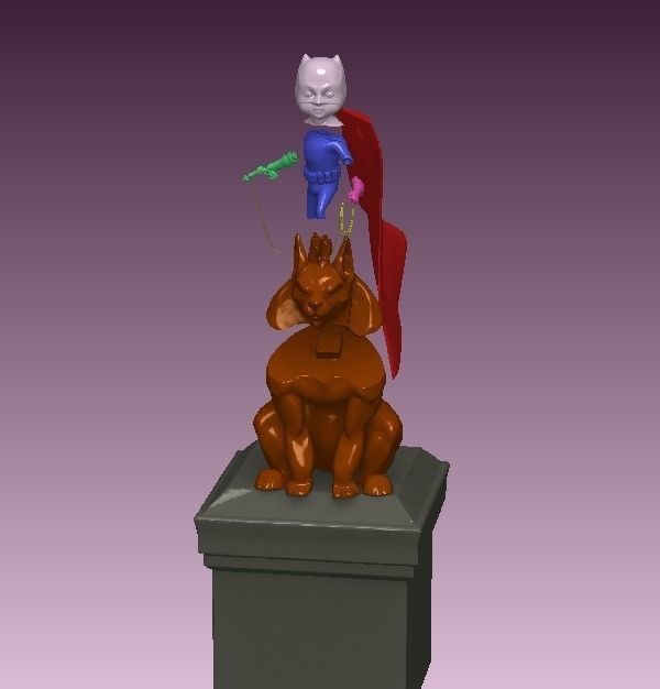 Little Batman 3D print model_2