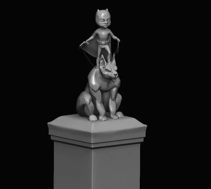 Little Batman 3D print model_0