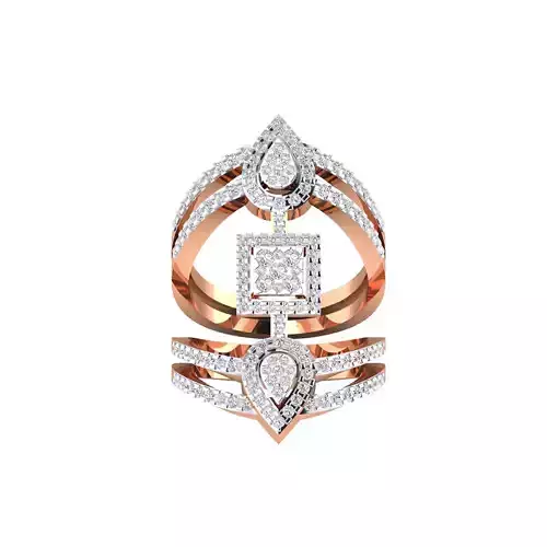 Women ring 3dm render detail 3D print model