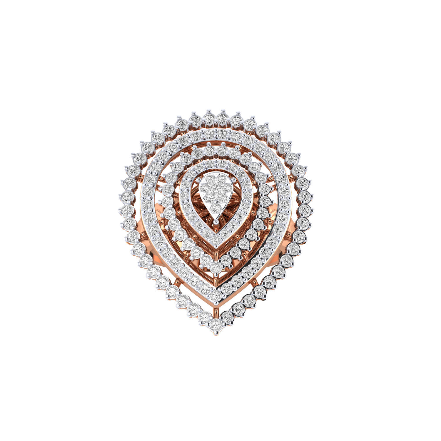 Women ring 3dm render detail 3D print model 3D print model_4