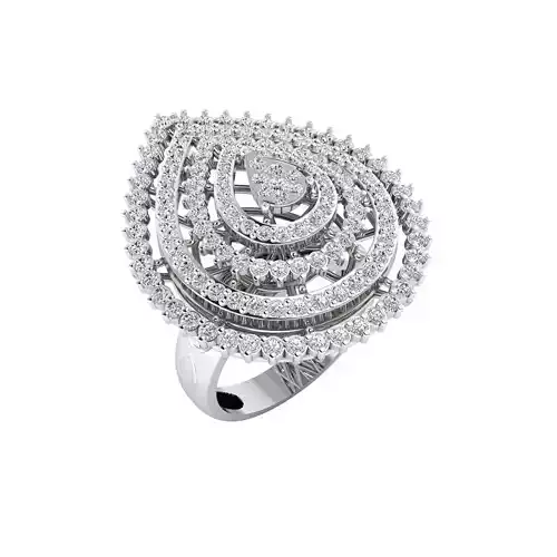 Women ring 3dm render detail 3D print model