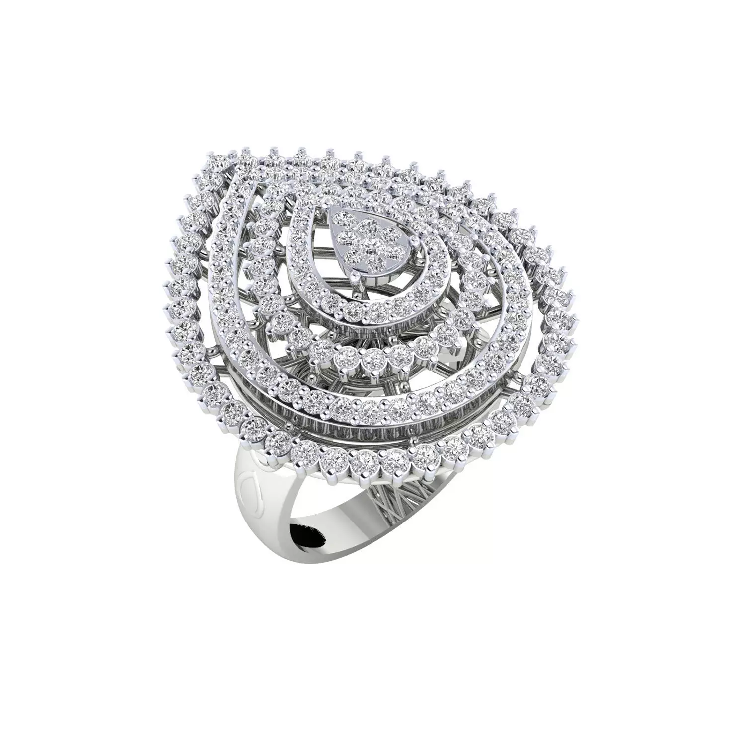 Women ring 3dm render detail 3D print model 3D print model_0