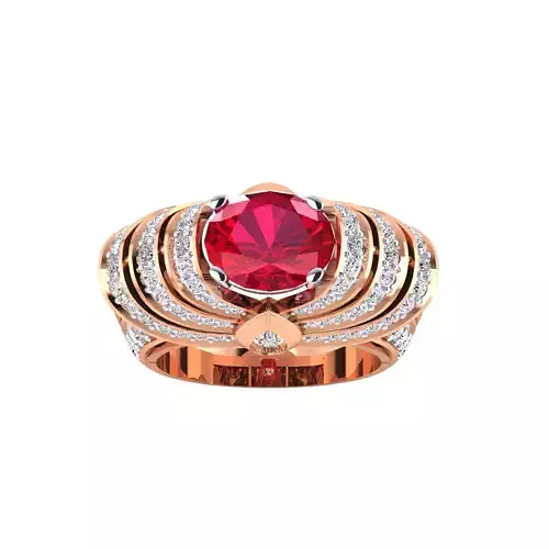 Women ring 3dm render detail 3D print model