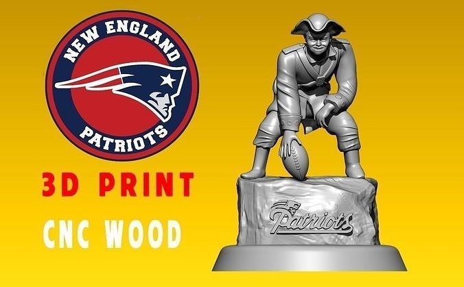 Icon The New England Patriots - NFL - 3d Print 3D print model
