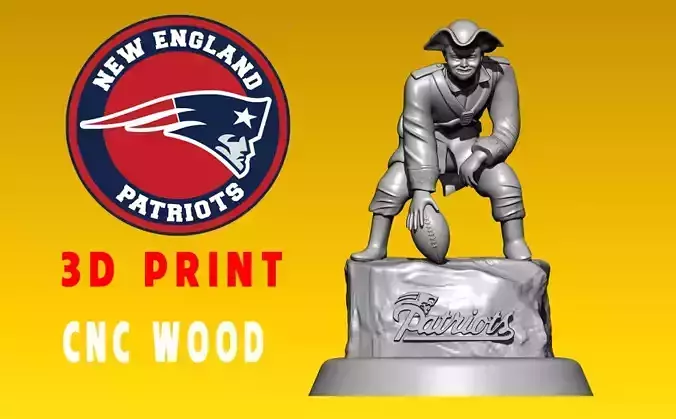 Icon The New England Patriots - NFL - 3d Print 3D print model