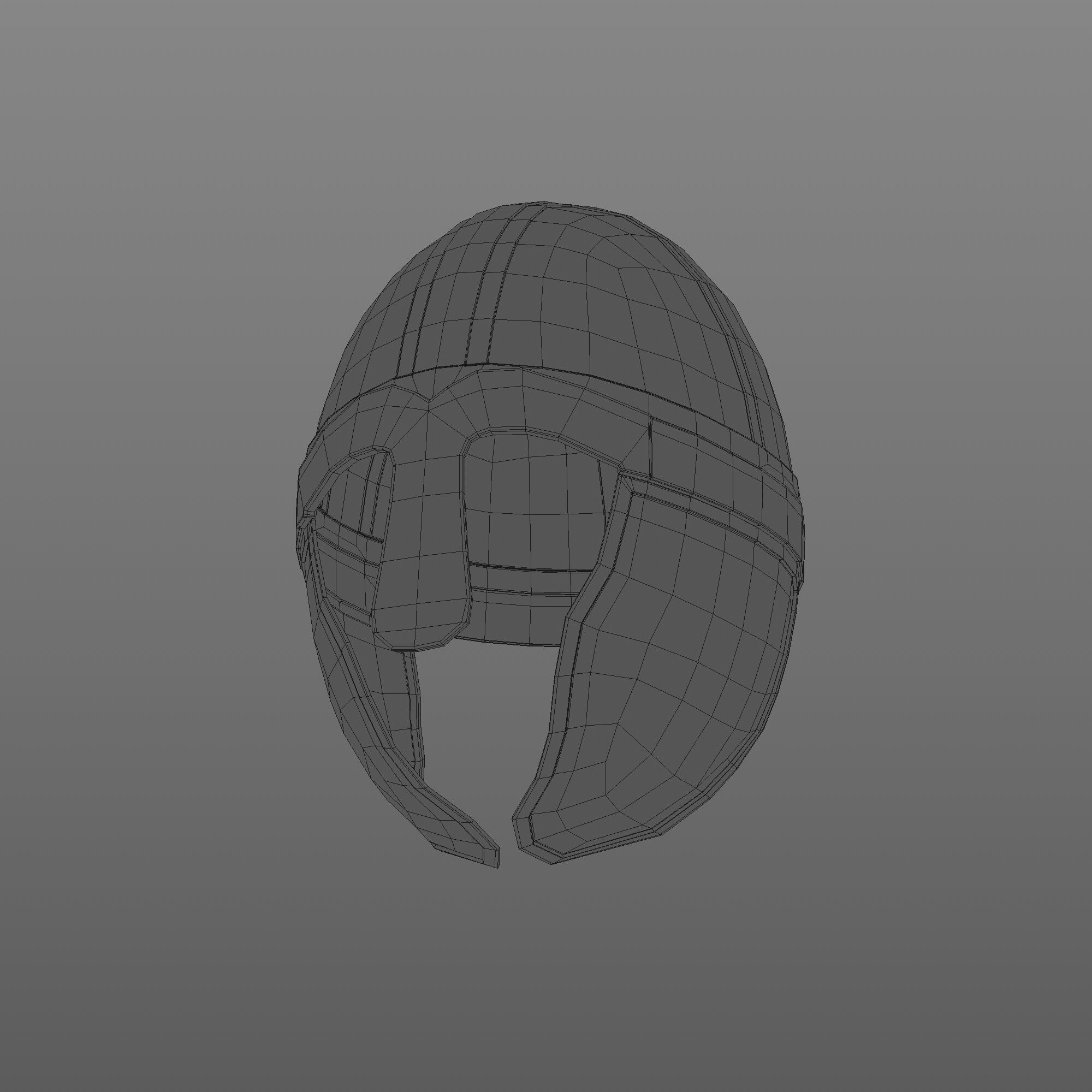 Viking helmet engraved 3D model_25