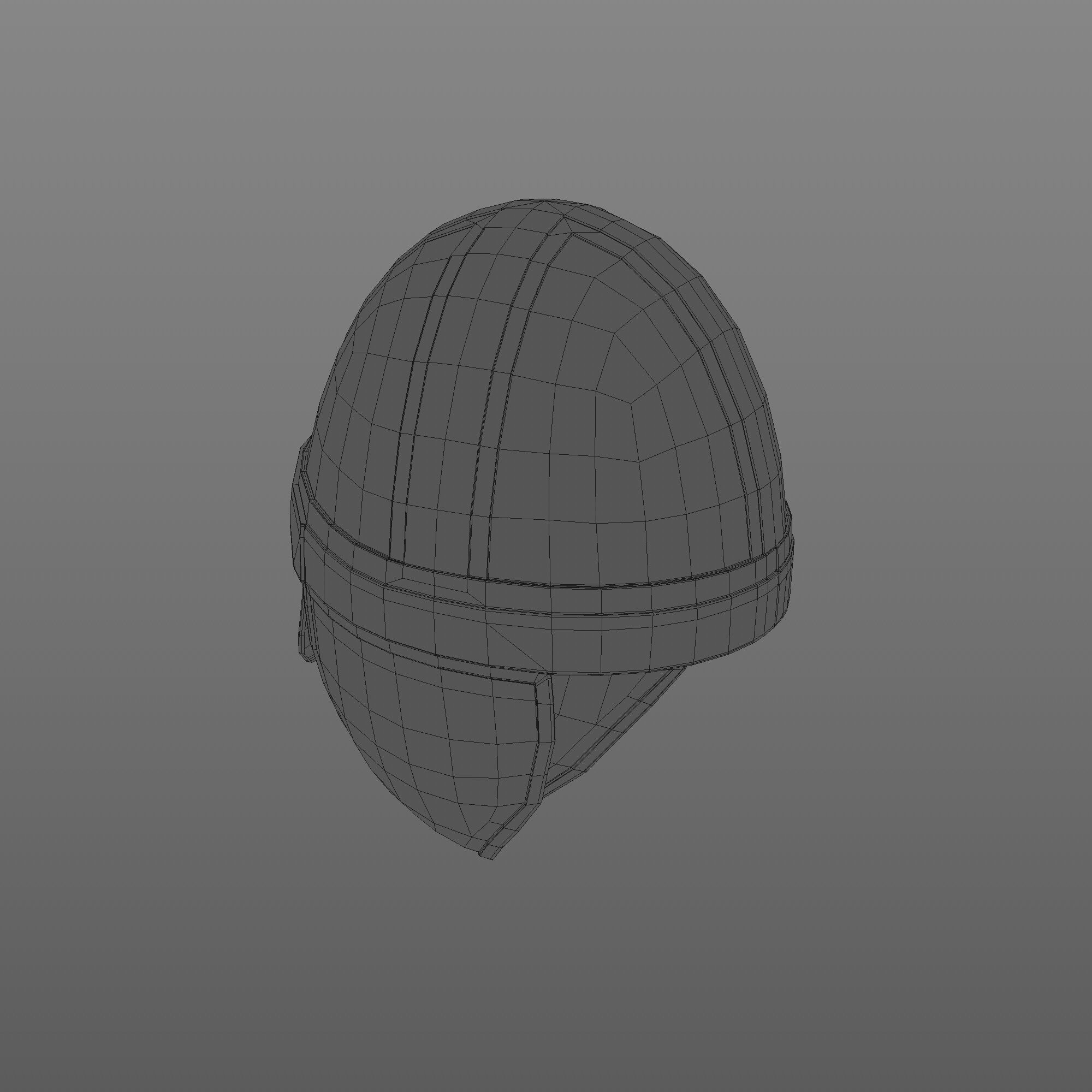 Viking helmet engraved 3D model_26