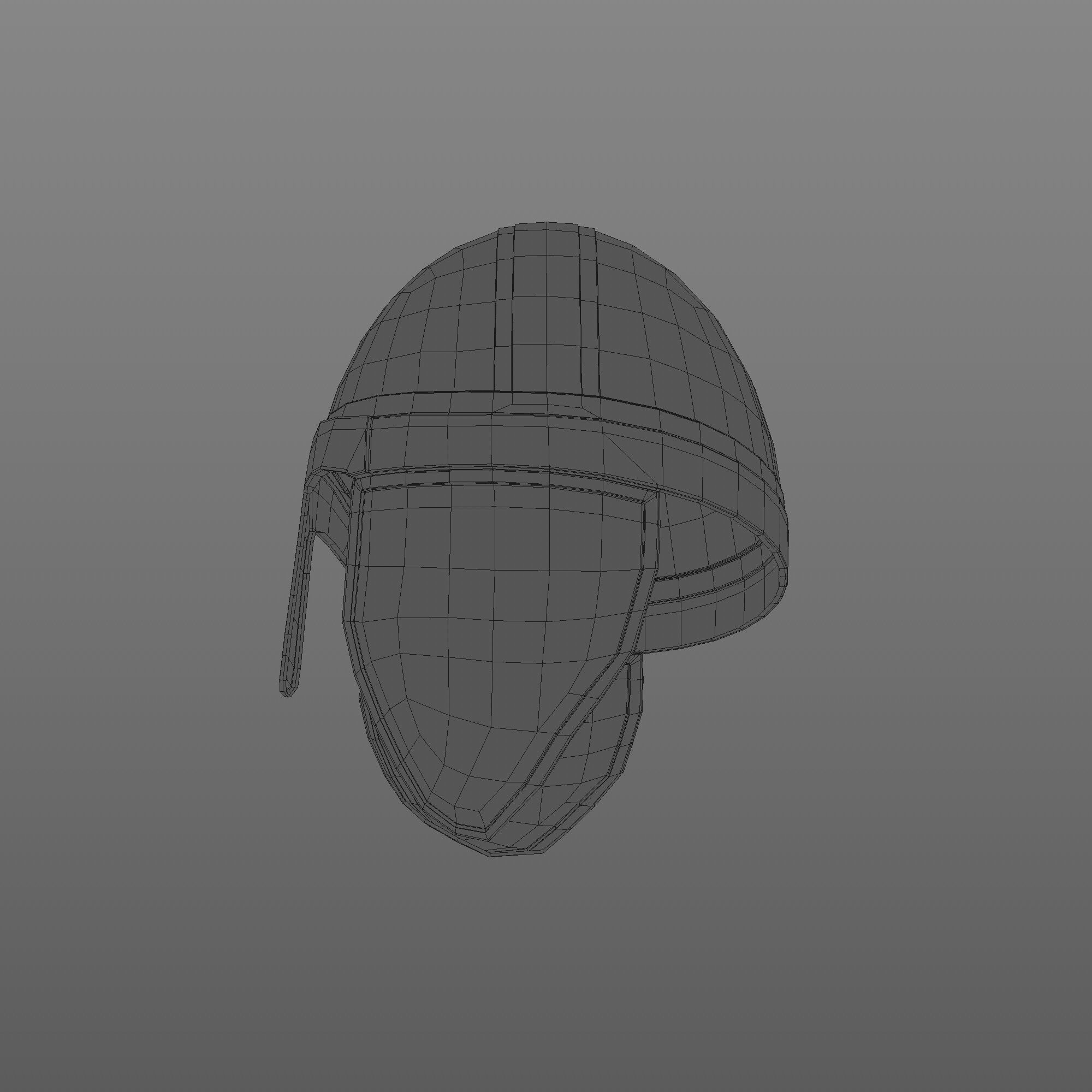 Viking helmet engraved 3D model_32