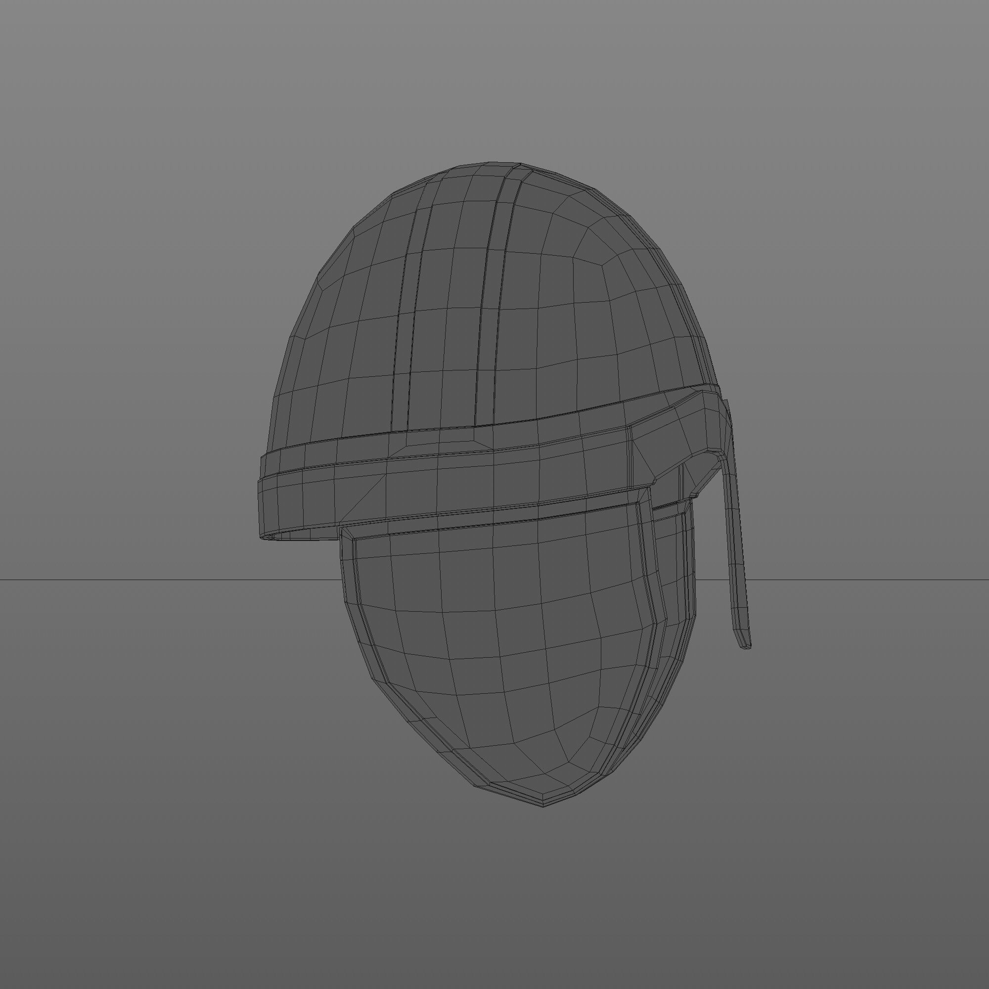 Viking helmet engraved 3D model_29