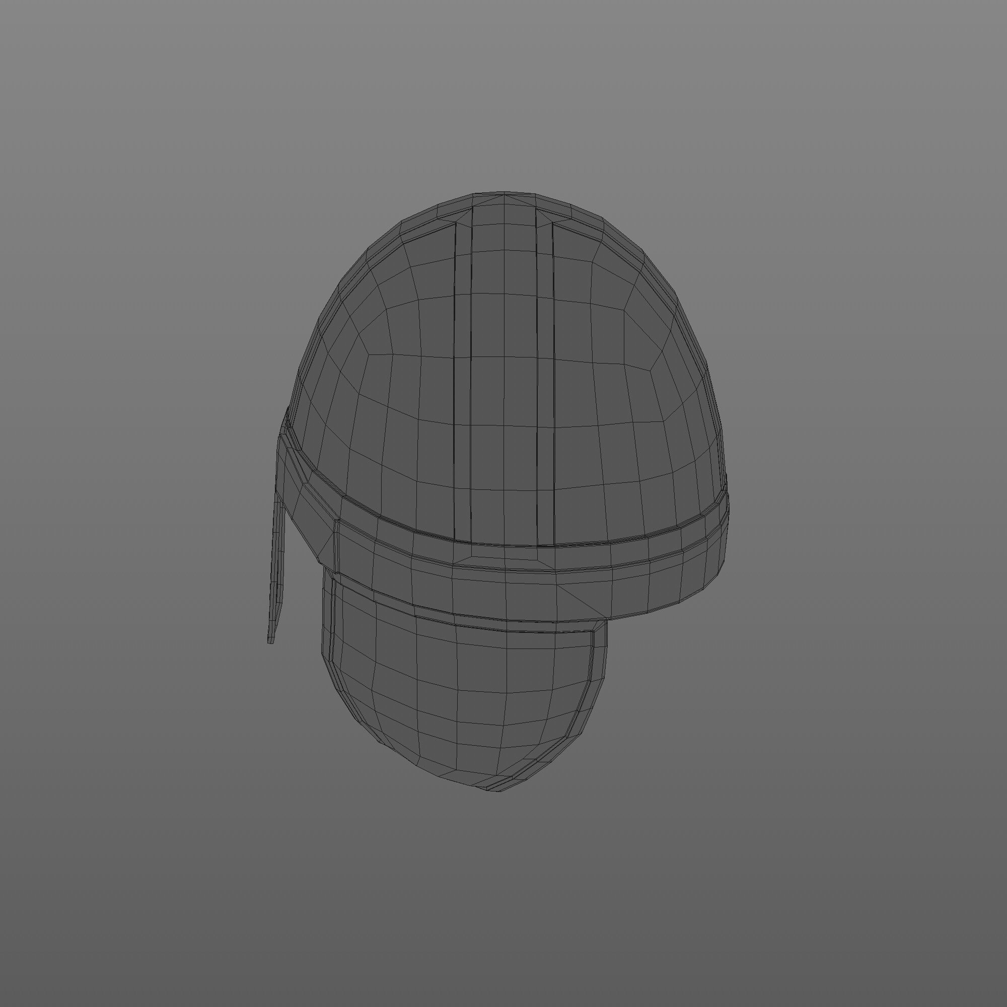 Viking helmet engraved 3D model_31