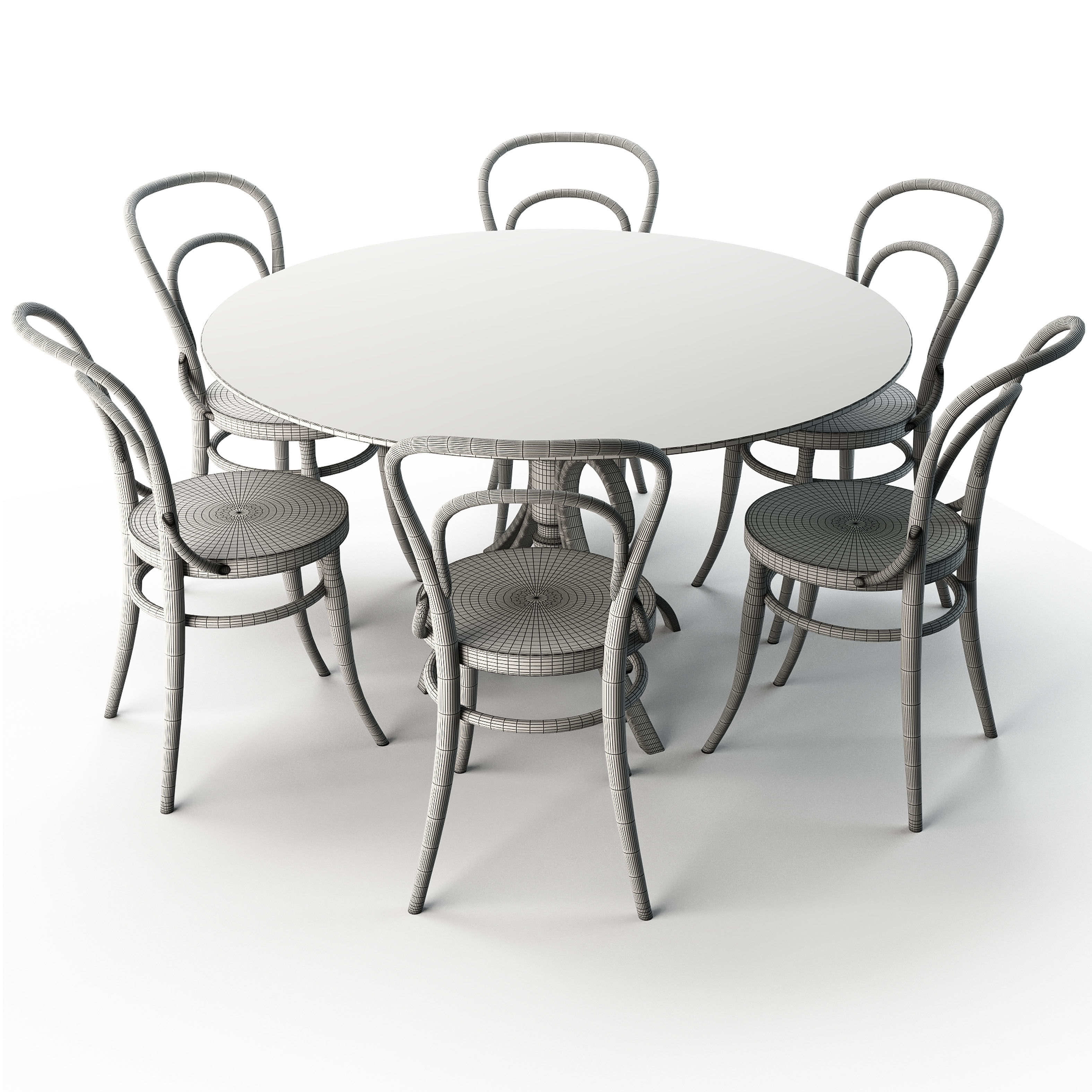 dining table 3D model_3